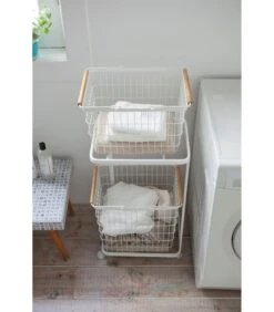 Yamazaki Laundry Cart 2 Tier - Tosca - White 7 Yamazaki Laundry Cart 2 Tier - Tosca - White -Dagelijkse Boodschappen Winkel ed983027e84e4defa89600c786f2fe9d