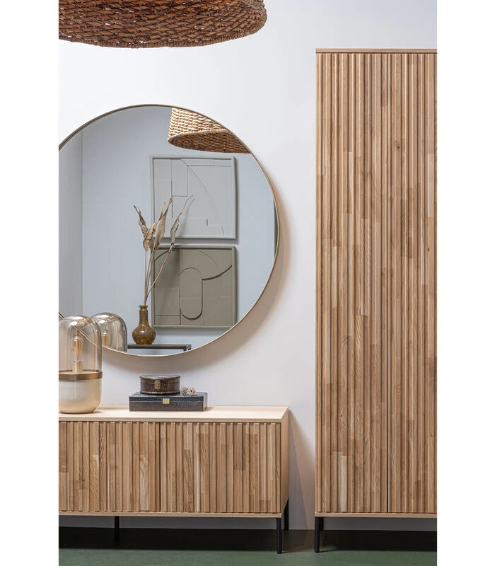 Doutzen Spiegel - Metaal - Goud - 115x115x5 2 Doutzen Spiegel - Metaal - Goud - 115x115x5 - Afbeelding 2