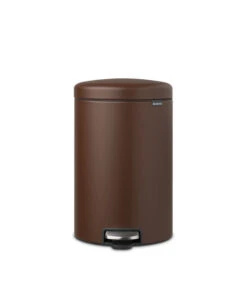 Brabantia NewIcon Pedaalemmer, 20 Liter - Mineral Cosy Brown