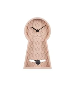 Karlsson Tafelklok Pendulum - Roze - 25x14x25cm