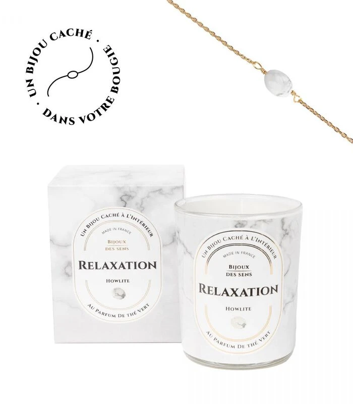 Geurkaars Groene Thee Met Gouden Messing Armband 2 Geurkaars Groene Thee Met Gouden Messing Armband - Afbeelding 2