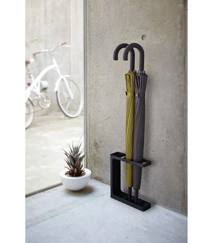 Yamazaki Umbrella Stand - Grind - Black 4 Yamazaki Umbrella Stand - Grind - Black - Afbeelding 4