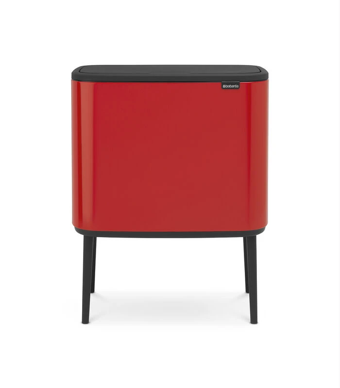Brabantia Bo Touch Bin, 3 X 11L - Passion Red 1 Brabantia Bo Touch Bin, 3 X 11L - Passion Red
