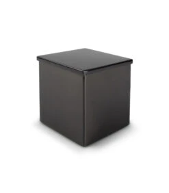 Wattenpot 11x11xH12cm Geborsteld Zwart Vanity