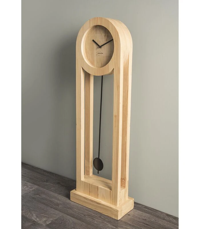 Karlsson Vloerklok Lena Pendulum - Grenen Hout - 100x30x11,5cm 2 Karlsson Vloerklok Lena Pendulum - Grenen Hout - 100x30x11,5cm - Afbeelding 2