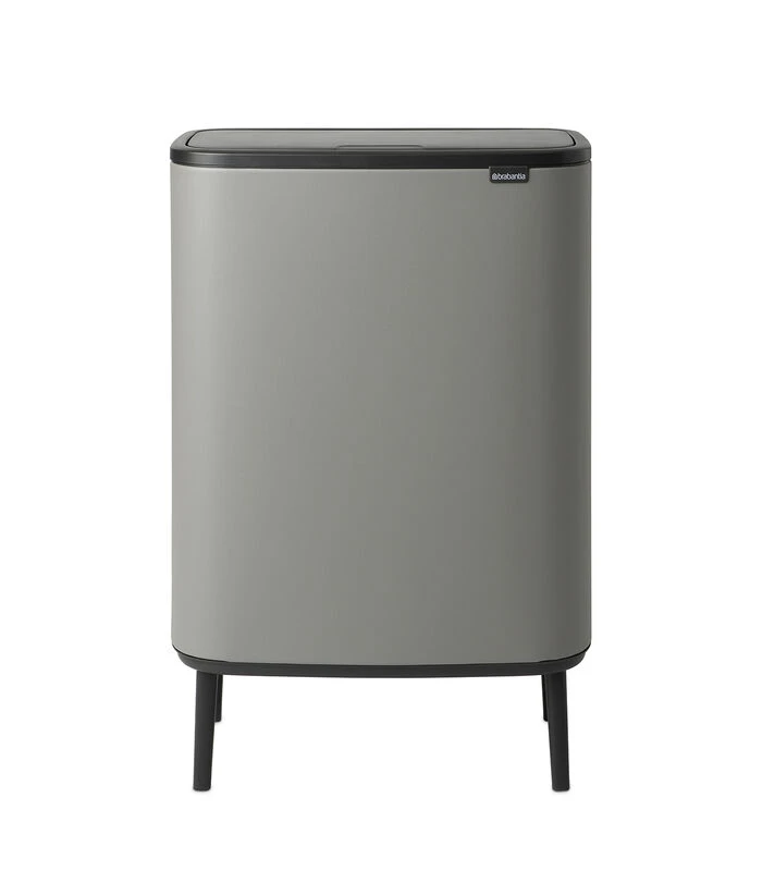 Brabantia Bo Touch Bin Hi, 60 Liter - Mineral Concrete Grey 1 Brabantia Bo Touch Bin Hi, 60 Liter - Mineral Concrete Grey