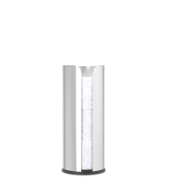Brabantia ReNew Reserverolhouder Voor 3 Rollen - Matt Steel 2 Brabantia ReNew Reserverolhouder Voor 3 Rollen - Matt Steel - Afbeelding 2
