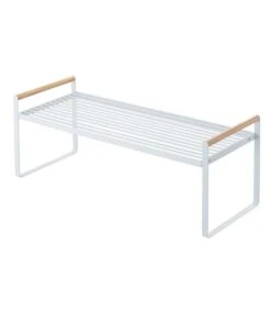 Yamazaki Kitchen Storage Shelf - Tosca - White