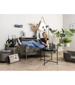 PRESENT TIME Kandelaar Rings - Polyresin - Zwart - 38x14,5x30cm -Dagelijkse Boodschappen Winkel f6542a1c41da4573aaac409256bce5f5