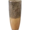 BePureHome Dipped Vaas - Glas - Zwart/Goud - 34x15x15