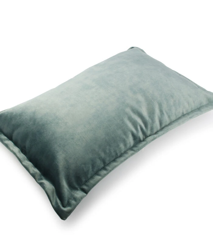 Kussen 60x40cm Velvet MuntGroen Lounge 2 Kussen 60x40cm Velvet MuntGroen Lounge - Afbeelding 2