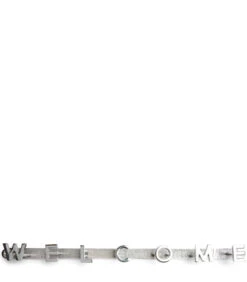 Hangende Kapstok, Wandkapstok 6 Haken - Welcome - Zilver