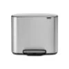 Brabantia Bo Pedaalemmer, 3 X 11 L - Matt Steel Fingerprint Proof