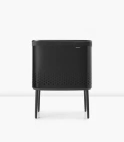 Brabantia Bo Wasbox, 60 Liter, Kunststof Deksel - Matt Black