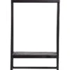 WOOOD Wandrek Verticaal Buiten Febe - Metaal - Zwart - 60x40x20