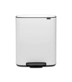 Brabantia Bo Pedaalemmer, 1 Binnenemmer, 60 Liter - White