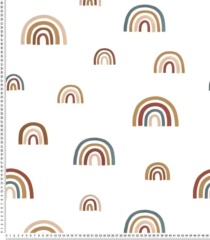 SUNNY Behang - Regenboog Patroon 4 SUNNY Behang - Regenboog Patroon - Afbeelding 4