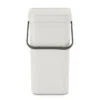 Brabantia Sort & Go Afvalemmer, 12 Liter - Light Grey