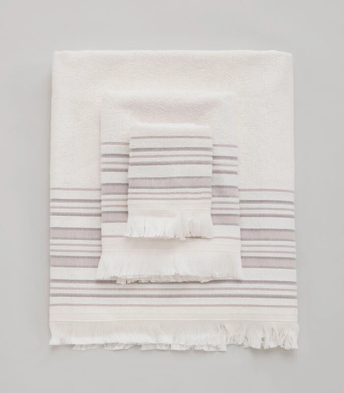 Badhanddoek Derin 100x150 Cm Beige 4 Badhanddoek Derin 100x150 Cm Beige - Afbeelding 4