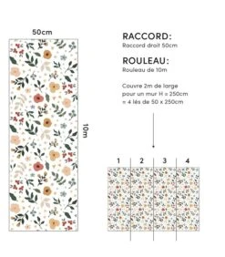 BLOEM Behang - Bloemen En Bladeren Patroon -Dagelijkse Boodschappen Winkel fef51b87b32645c6a155fa011f32510b